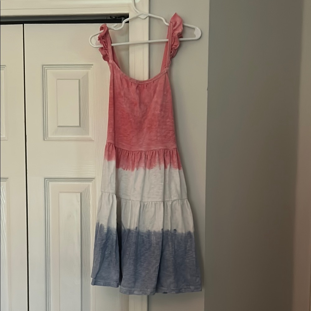 Kids Red White and Blue cotton sundress